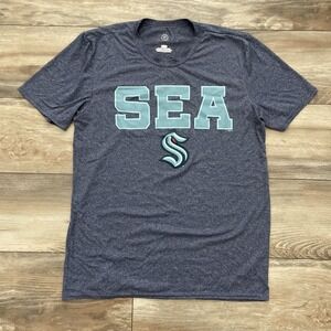 Seattle Kraken NHL Hockey T Shirt Unisex‎ Adult Small Team Gear